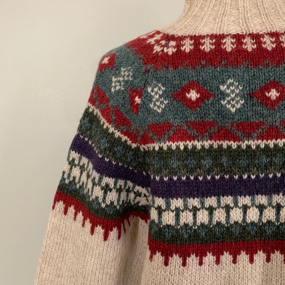 Vintage 1980s Wool Sweater - Picture 3 of 8